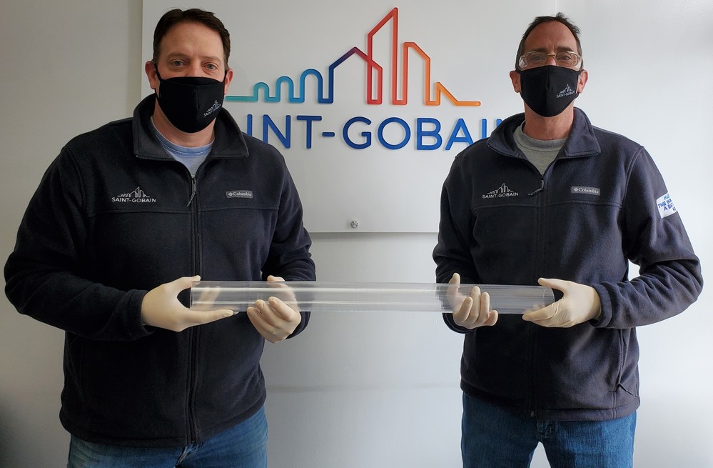 Saint-Gobain produces the world’s largest single crystal Sapphire tube (2.5” outer diameter x 30” Long).