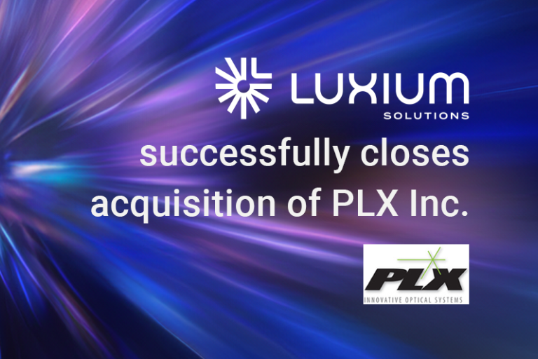 Banner displaying acquisition of PLX inc